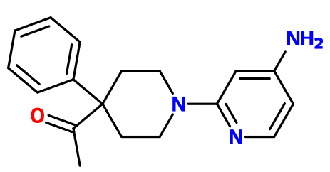 (图片) MC017349 1-[1-(4-Amino-2-pyridinyl)-4-Ph-4-piperidinyl]ethanone